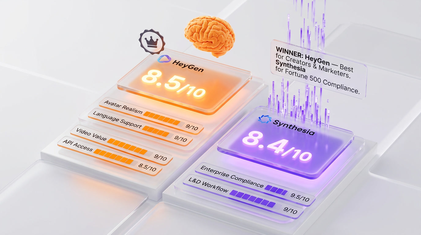 HeyGen vs Synthesia: Best AI Avatar Video Platform in 2026? — HeyGen Wins — Verdict Scoreboard