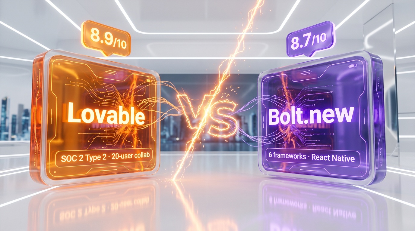 Lovable vs Bolt.new: Best AI App Builder for Vibe Coding in 2026? — Lovable vs Bolt.new Showdown