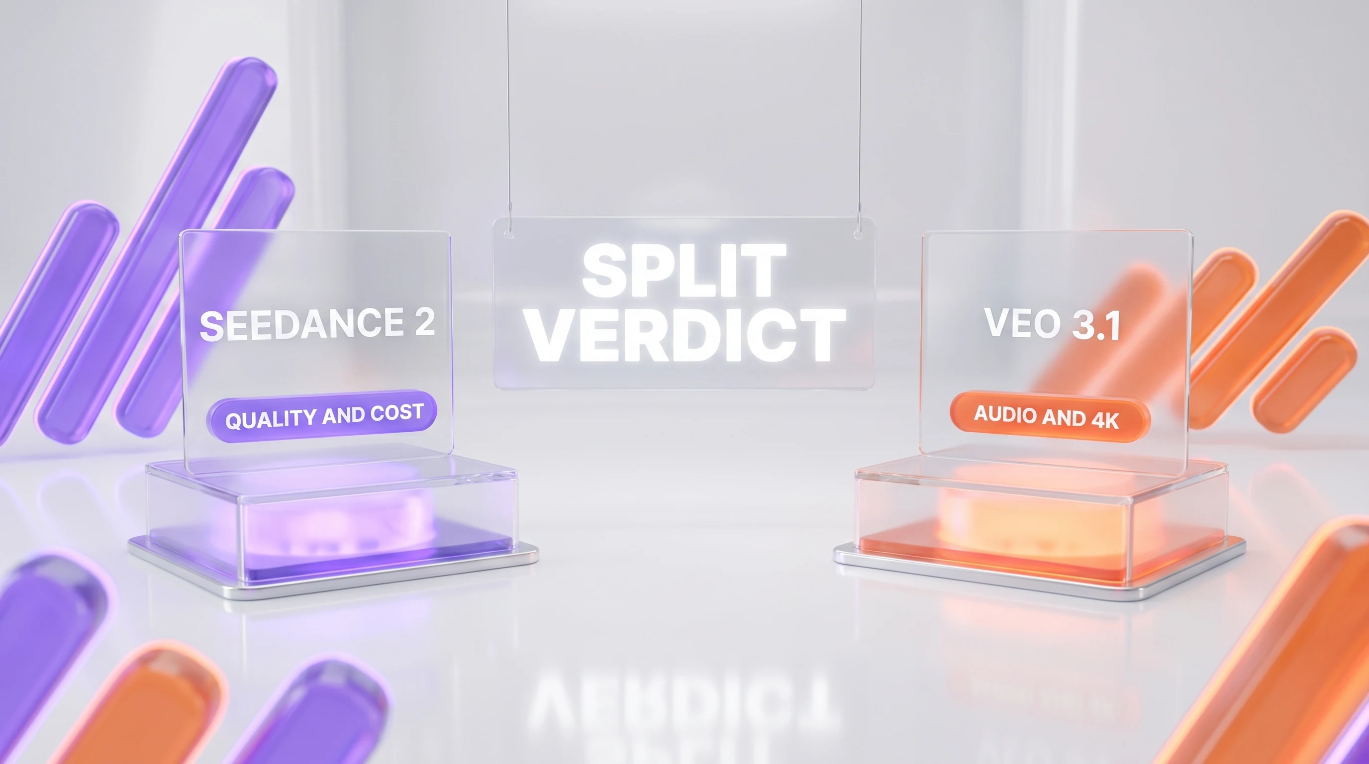 Seedance 2 vs Veo 3.1 split verdict by use case