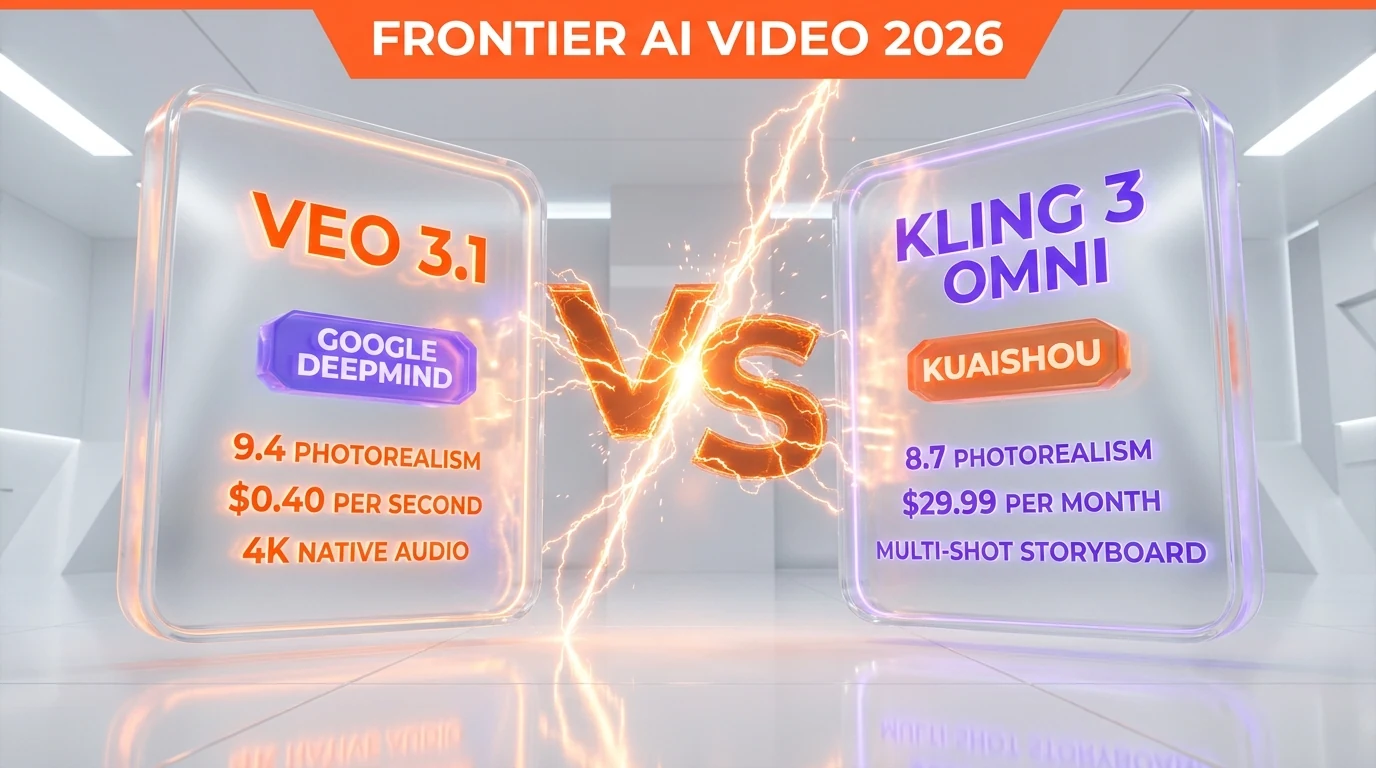 Veo 3.1 vs Kling 3 Omni — frontier AI video showdown West vs East, side-by-side tested by ThePlanetTools