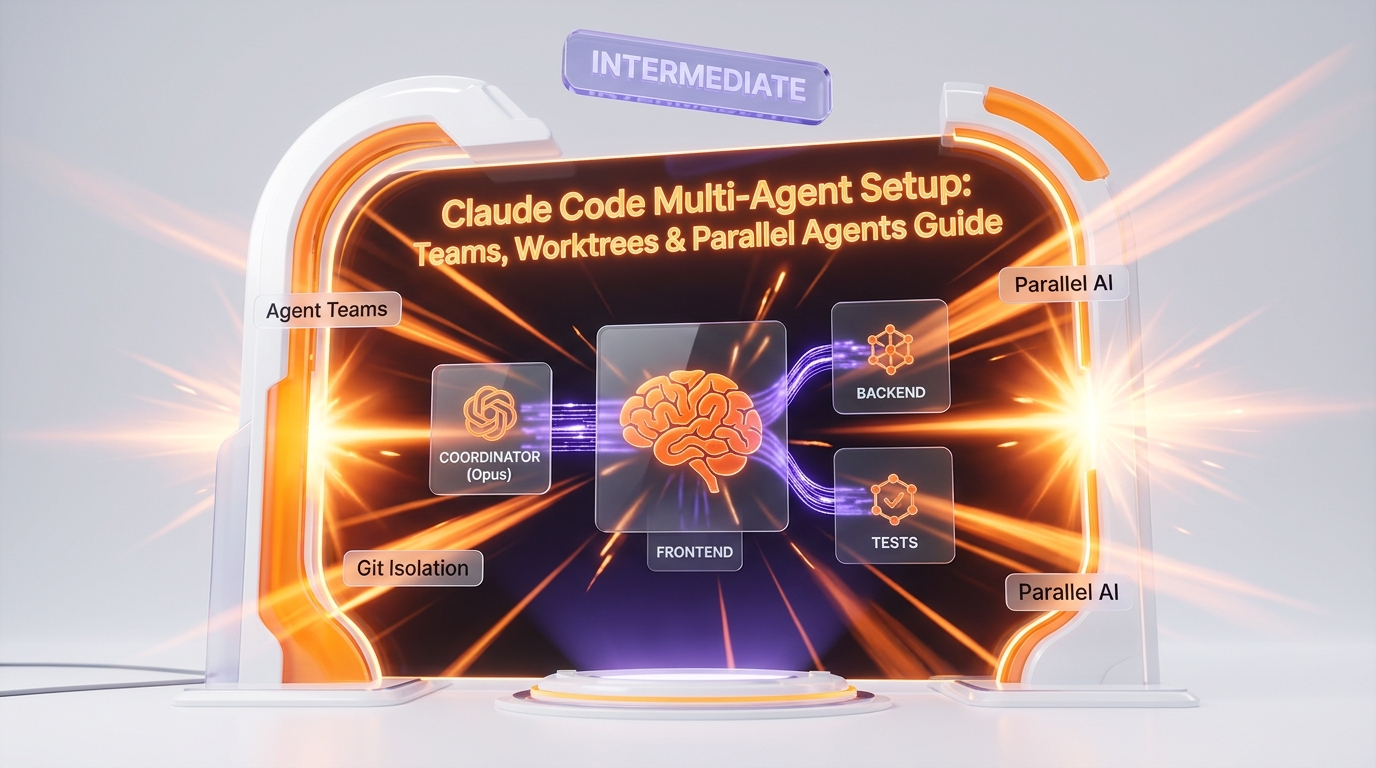 Claude Code Multi-Agent Setup: Teams, Worktrees & Parallel Agents Guide — Multi-Agent Guide Hero