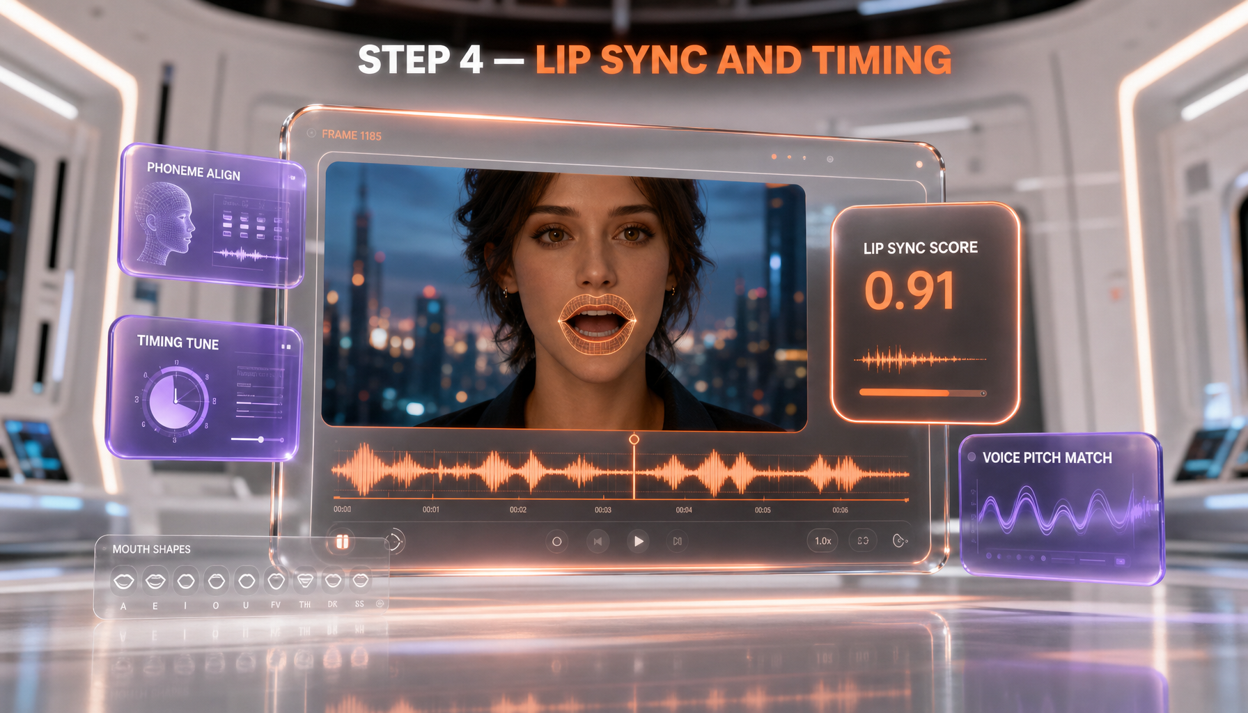 ElevenLabs Dubbing Studio voice settings sliders for stability, similarity, and style