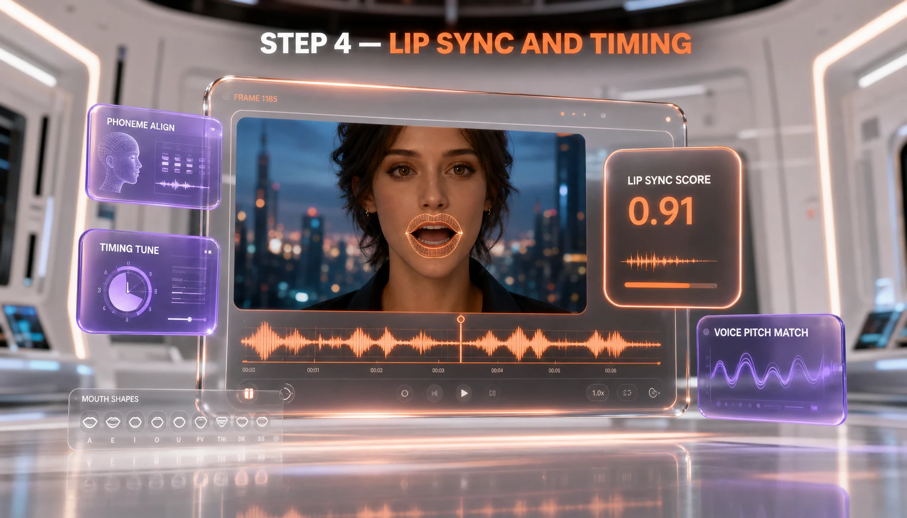 ElevenLabs Dubbing Studio voice settings sliders for stability, similarity, and style