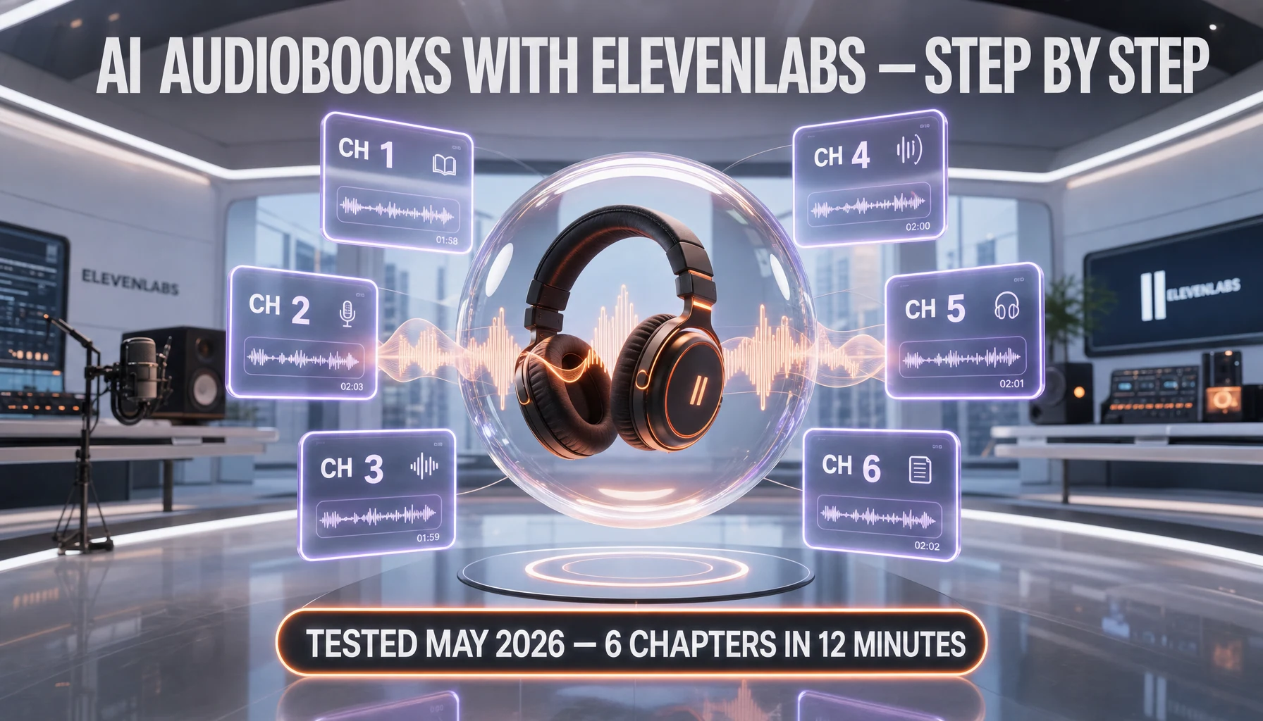 How to make AI audiobooks with ElevenLabs — beginner guide, 45 minutes