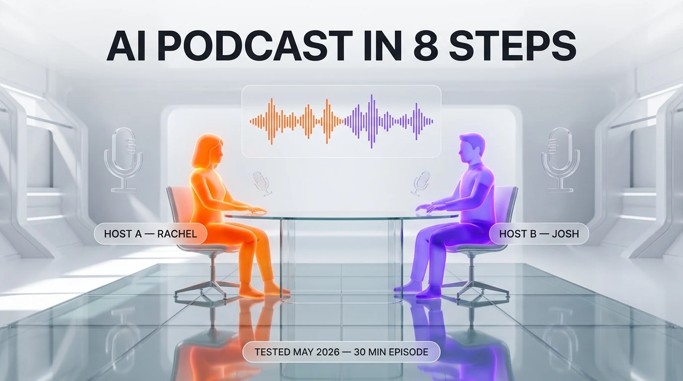 How to make AI podcasts with ElevenLabs in 2026 — beginner guide, 90 minutes