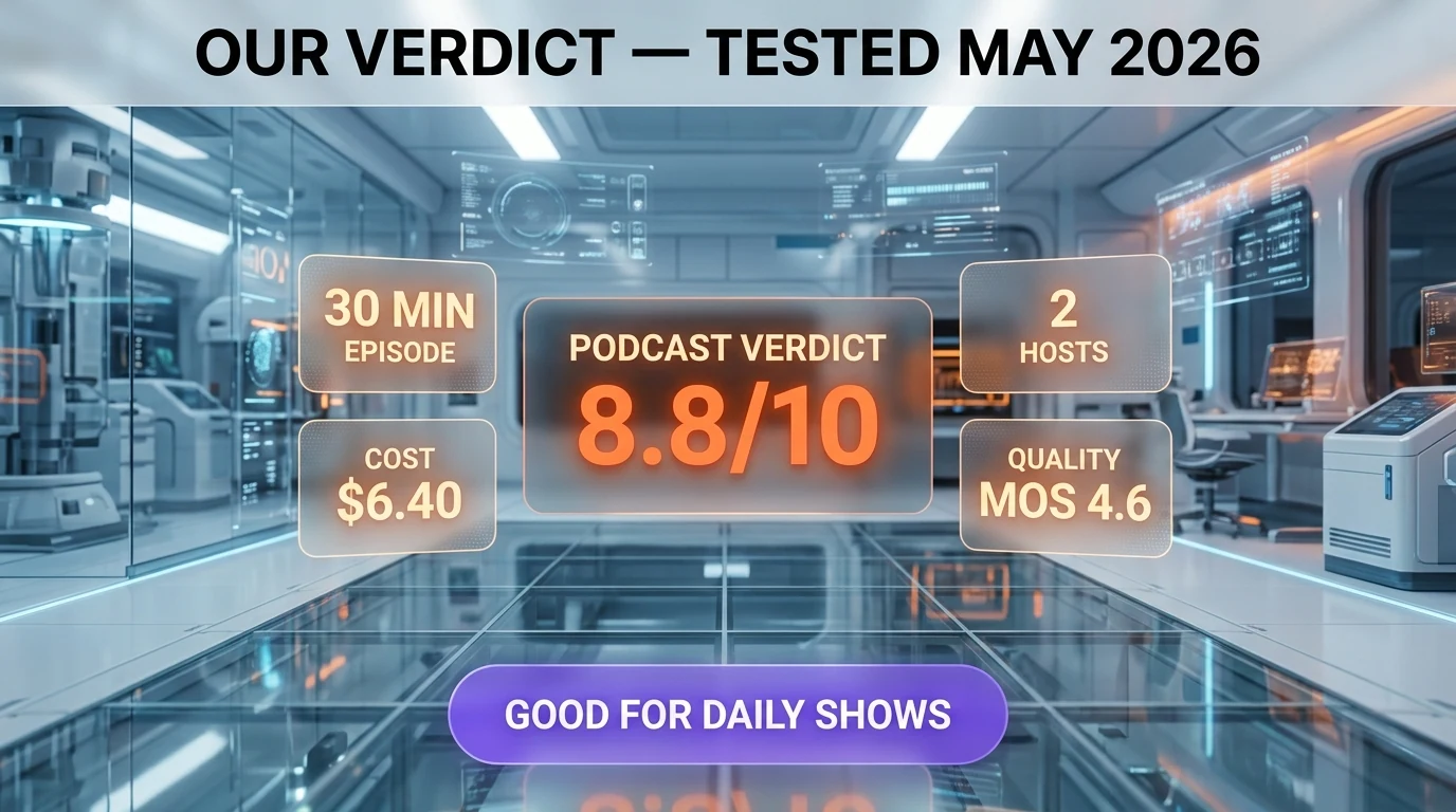 Final mastered AI podcast episode published on Spotify with chapter markers