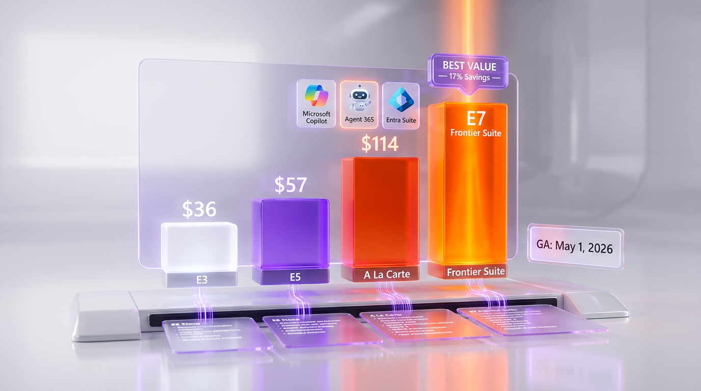 Microsoft Copilot Cowork: Everything You Need to Know — E7 Pricing Breakdown Chart