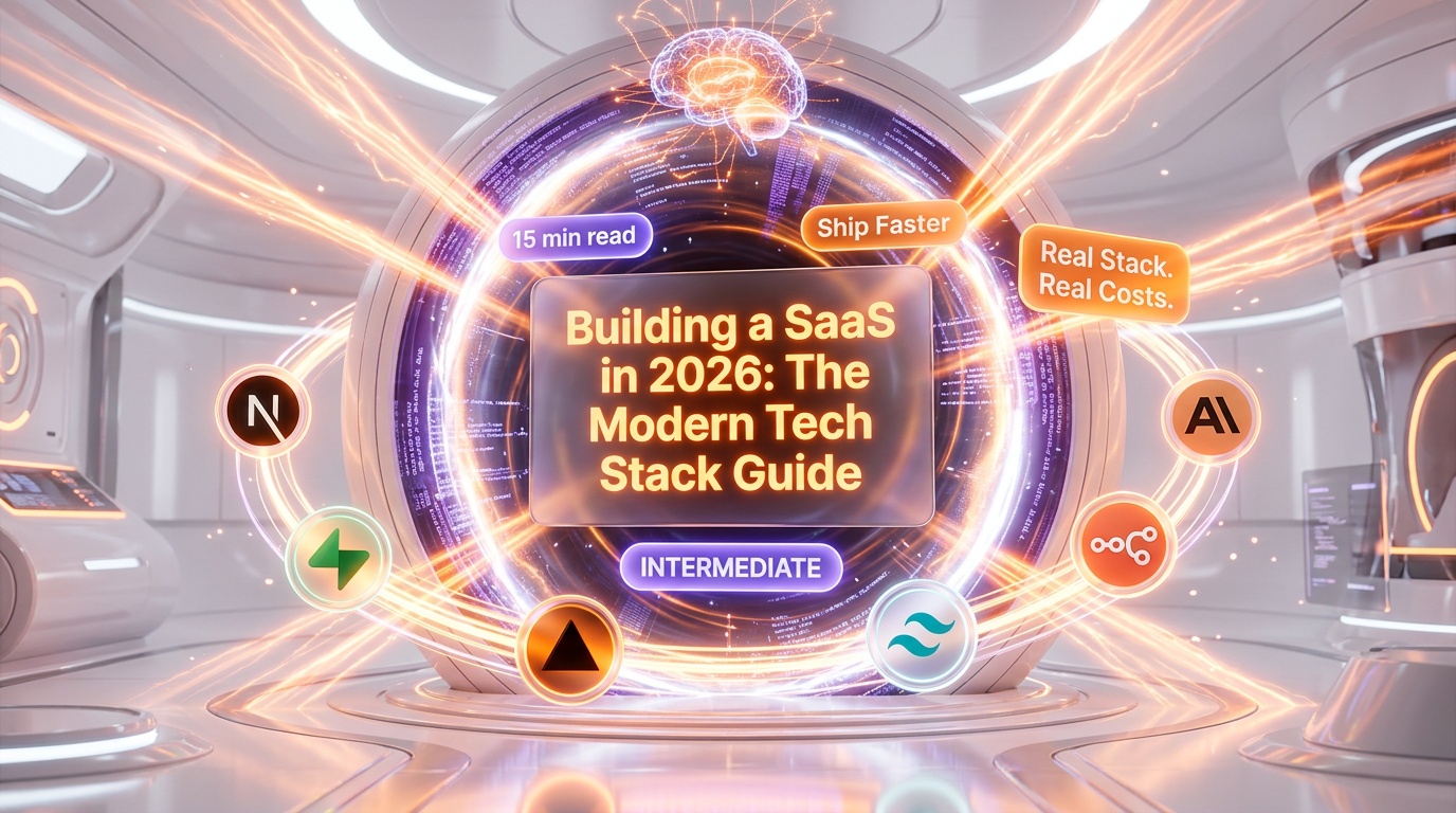 Building a SaaS in 2026: The Modern Tech Stack Guide — Guide Cover