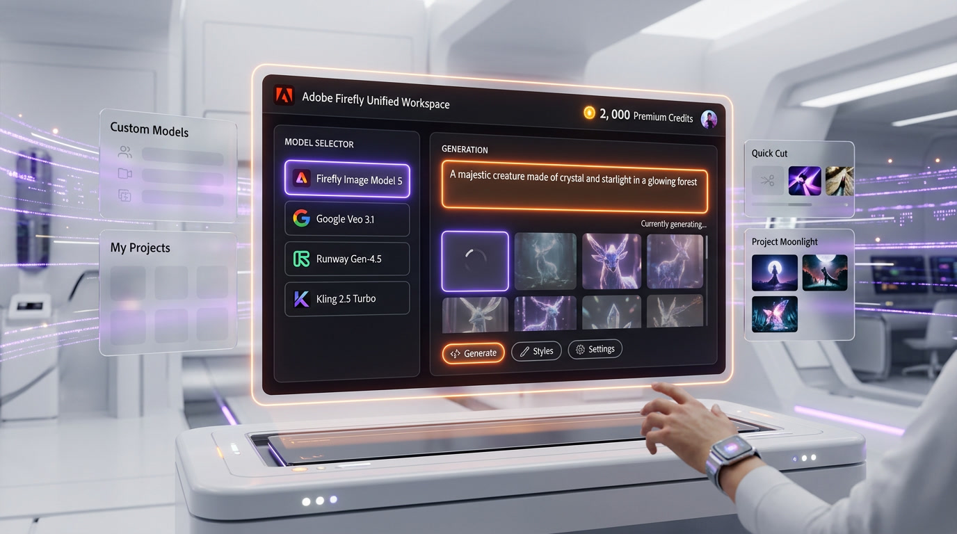 Adobe Firefly — Firefly Workspace Dashboard