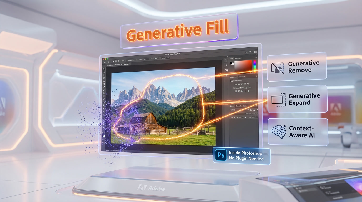 Adobe Firefly — Generative Fill in Action