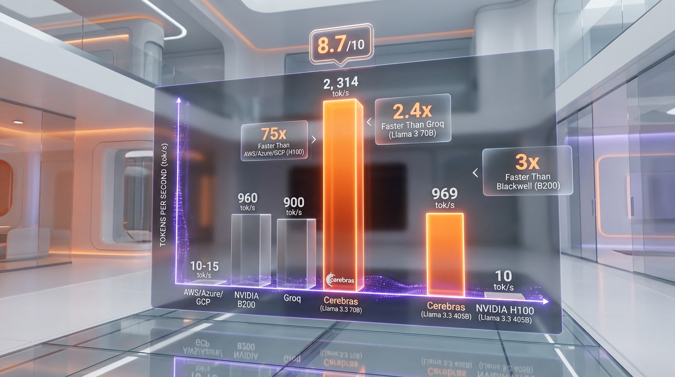Cerebras Inference — Comparison Chart
