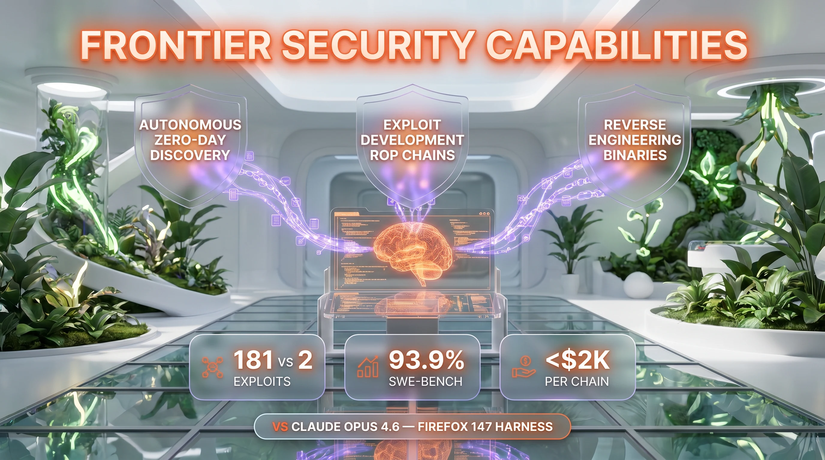 Claude Mythos Preview features — zero-day discovery, exploit development, and benchmark performance