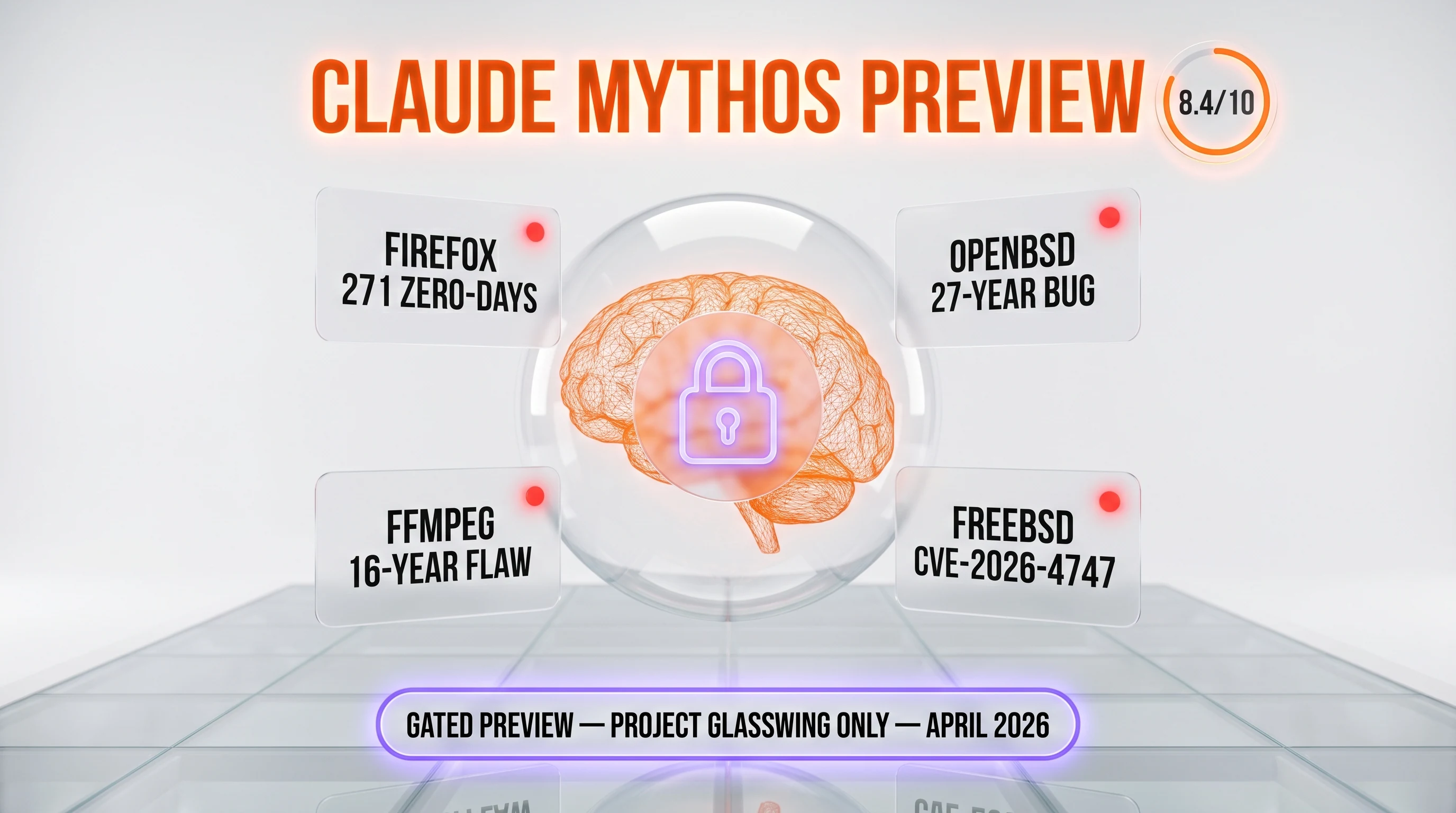 Claude Mythos Preview review — 8.4 out of 10, Anthropic's invite-only frontier model behind <a href=