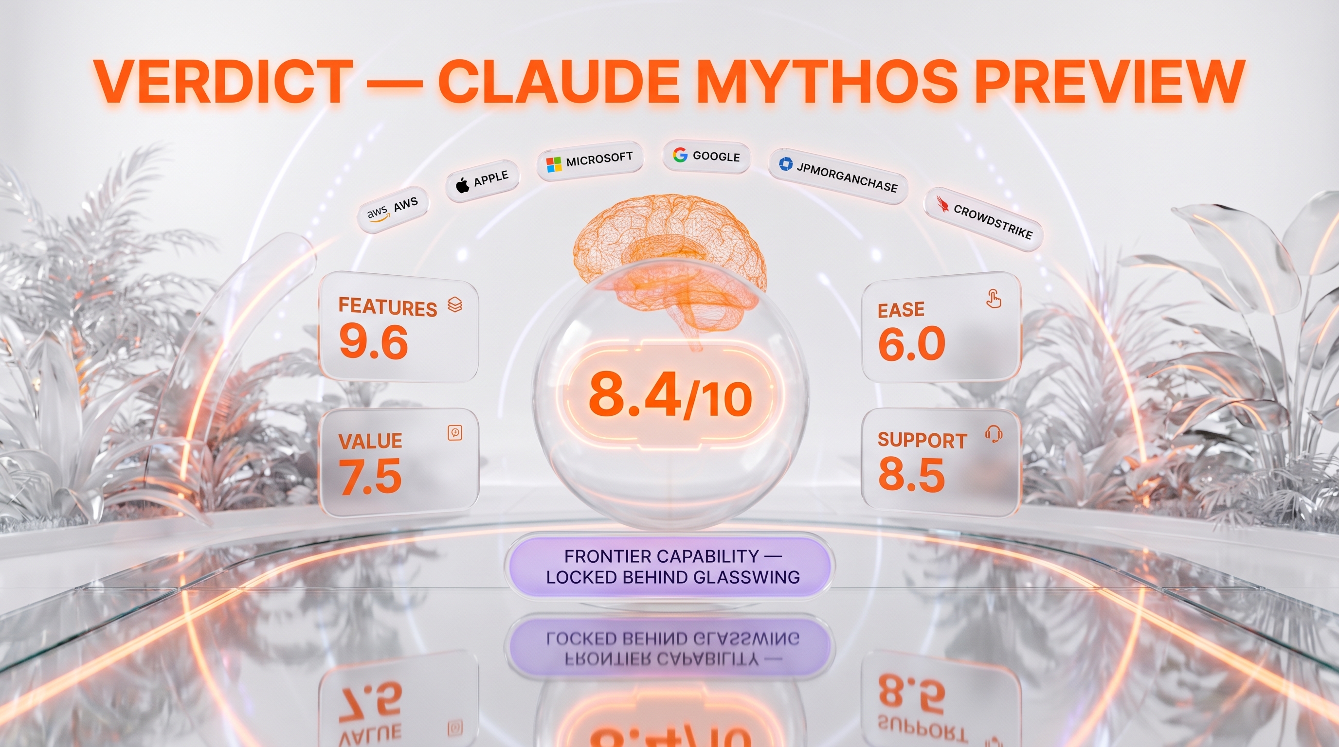 Claude Mythos Preview verdict — 8.4/10, frontier capability locked behind Project Glasswing