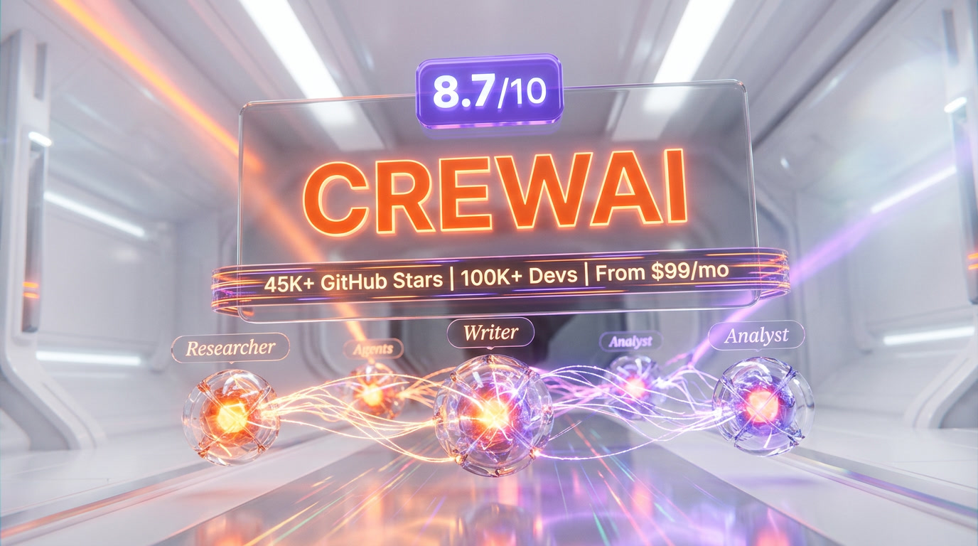 CrewAI multi-agent framework review — role-based Python framework with 45K GitHub stars and 100K+ certified developers in 2026