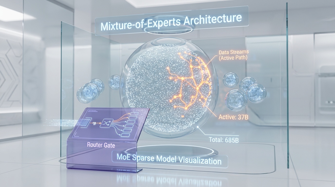DeepSeek R2 — MoE Architecture Diagram
