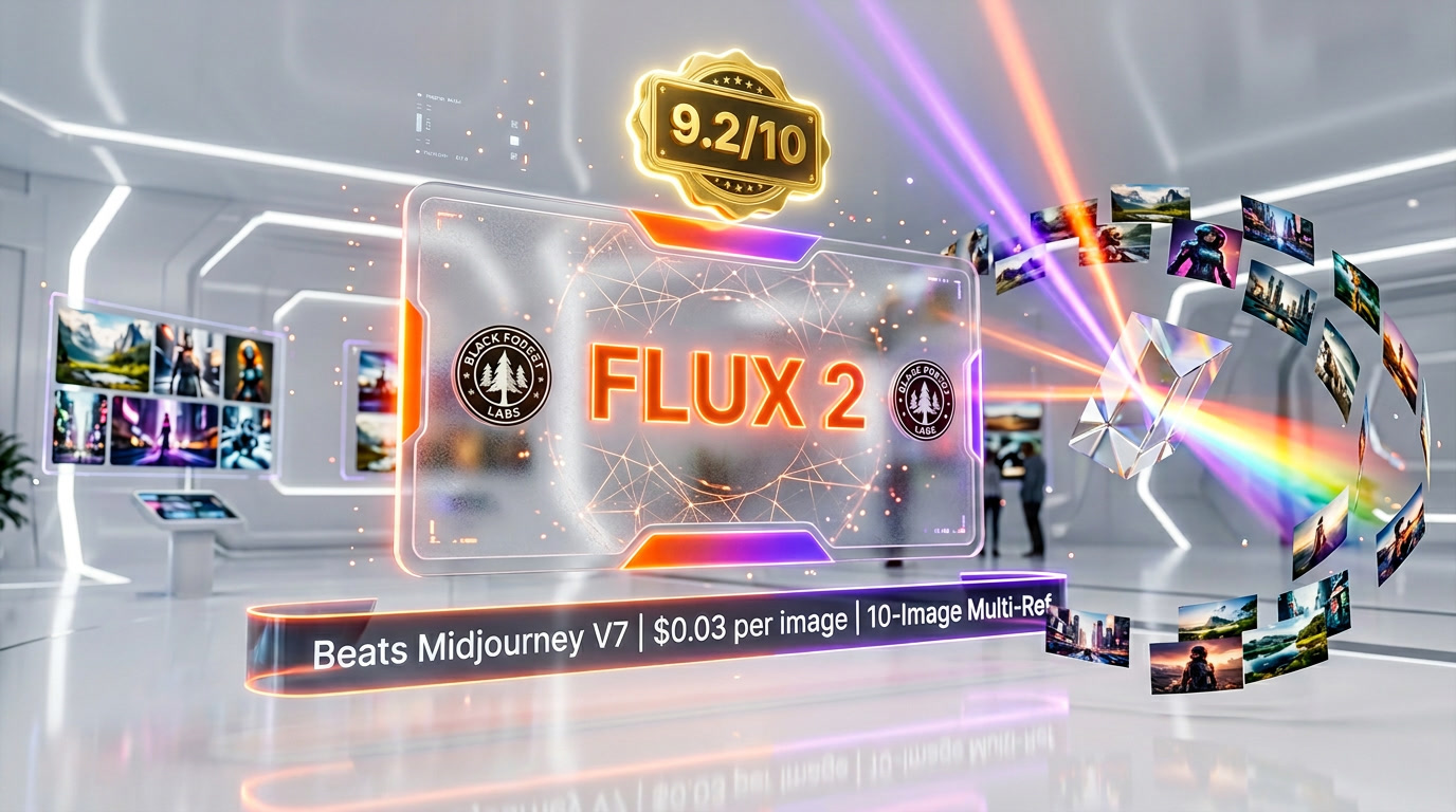 FLUX 2 by Black Forest Labs — frontier AI image generation model launched November 2025, photorealism leader in 2026