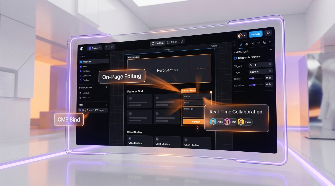 Framer — Dashboard Interface