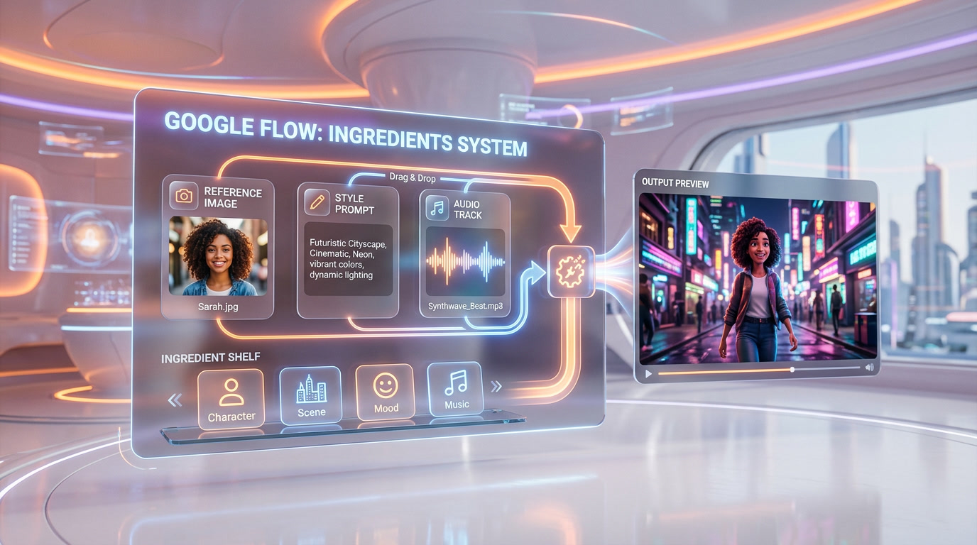 Google Flow Character Ingredients system