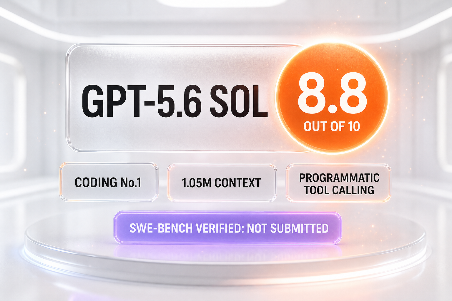 GPT-5.6 Sol verdict — 8.8 out of 10, the efficient frontier for agentic coding