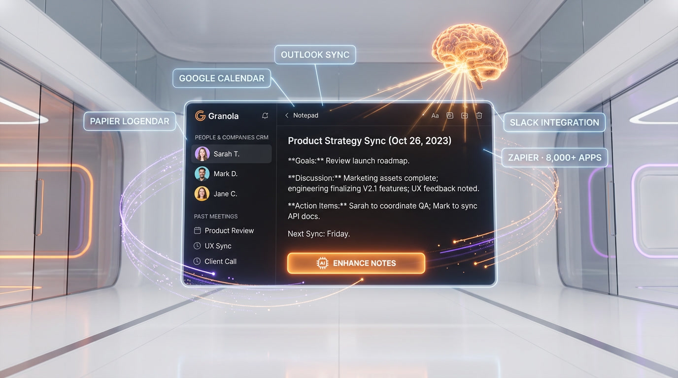 Granola — Dashboard Interface