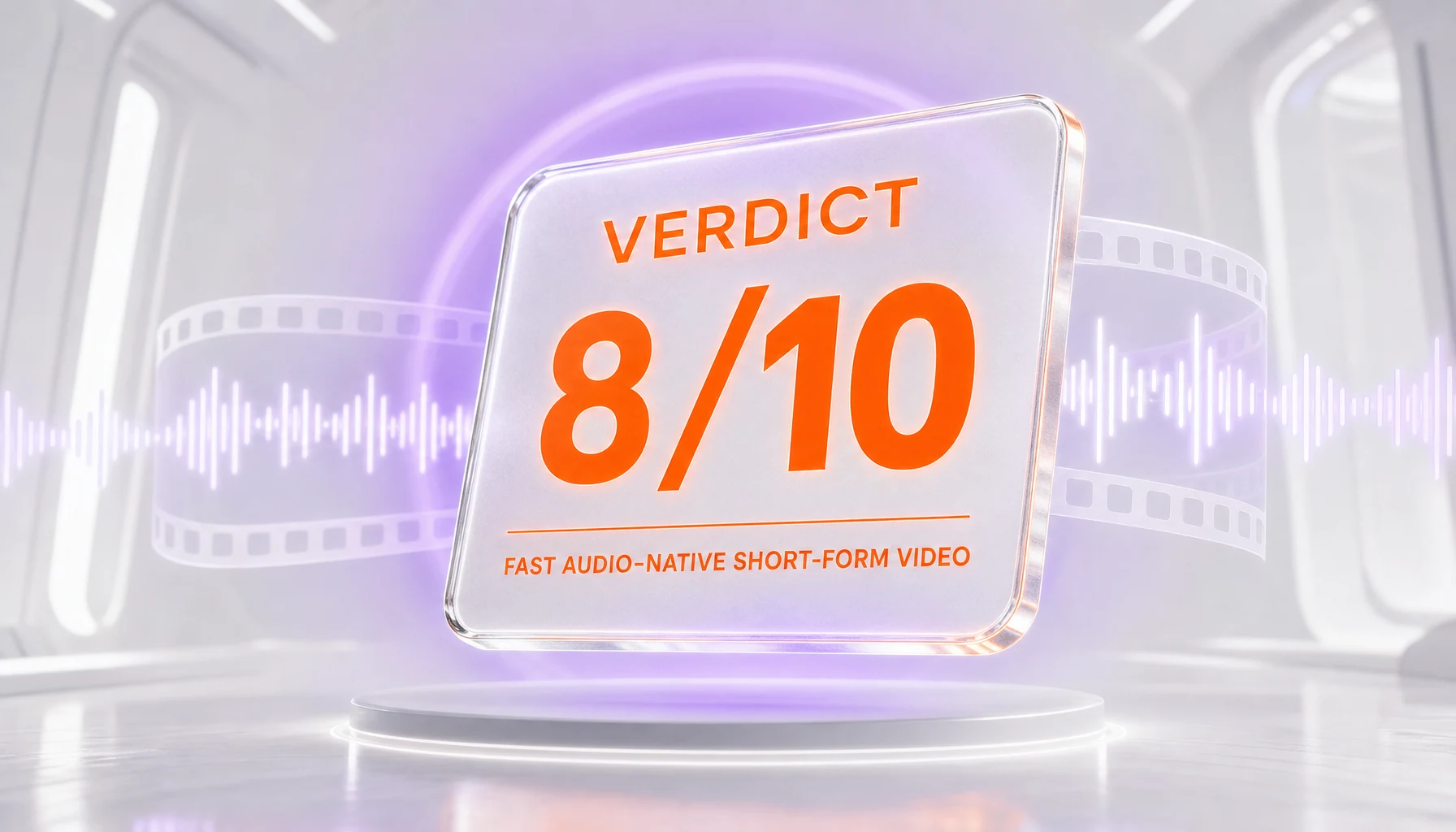 Grok Imagine final verdict scorecard: 8 out of 10, fast audio-native short-form video generator from xAI, June 2026