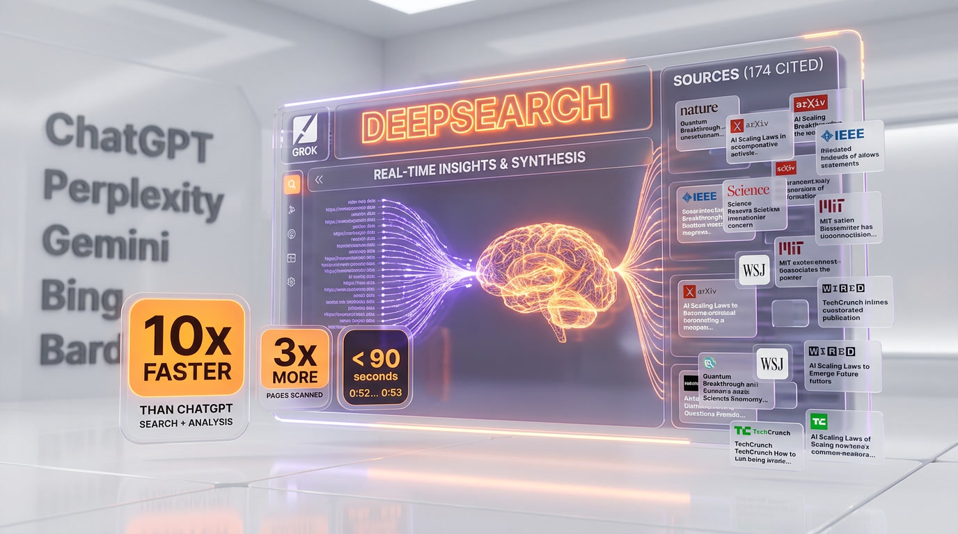 Grok — Grok DeepSearch in Action