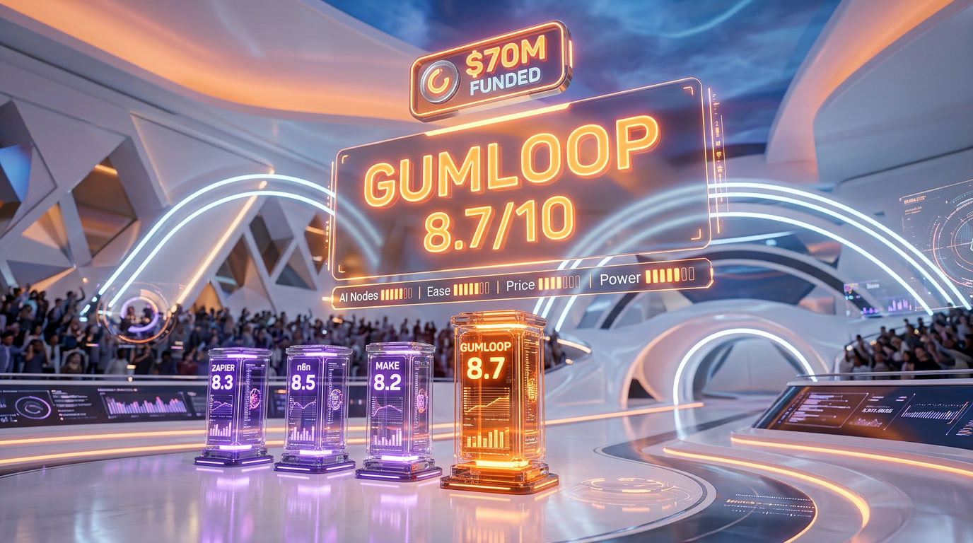 Gumloop vs Zapier vs n8n vs Make vs Bardeen — 2026 no-code AI automation platform comparison