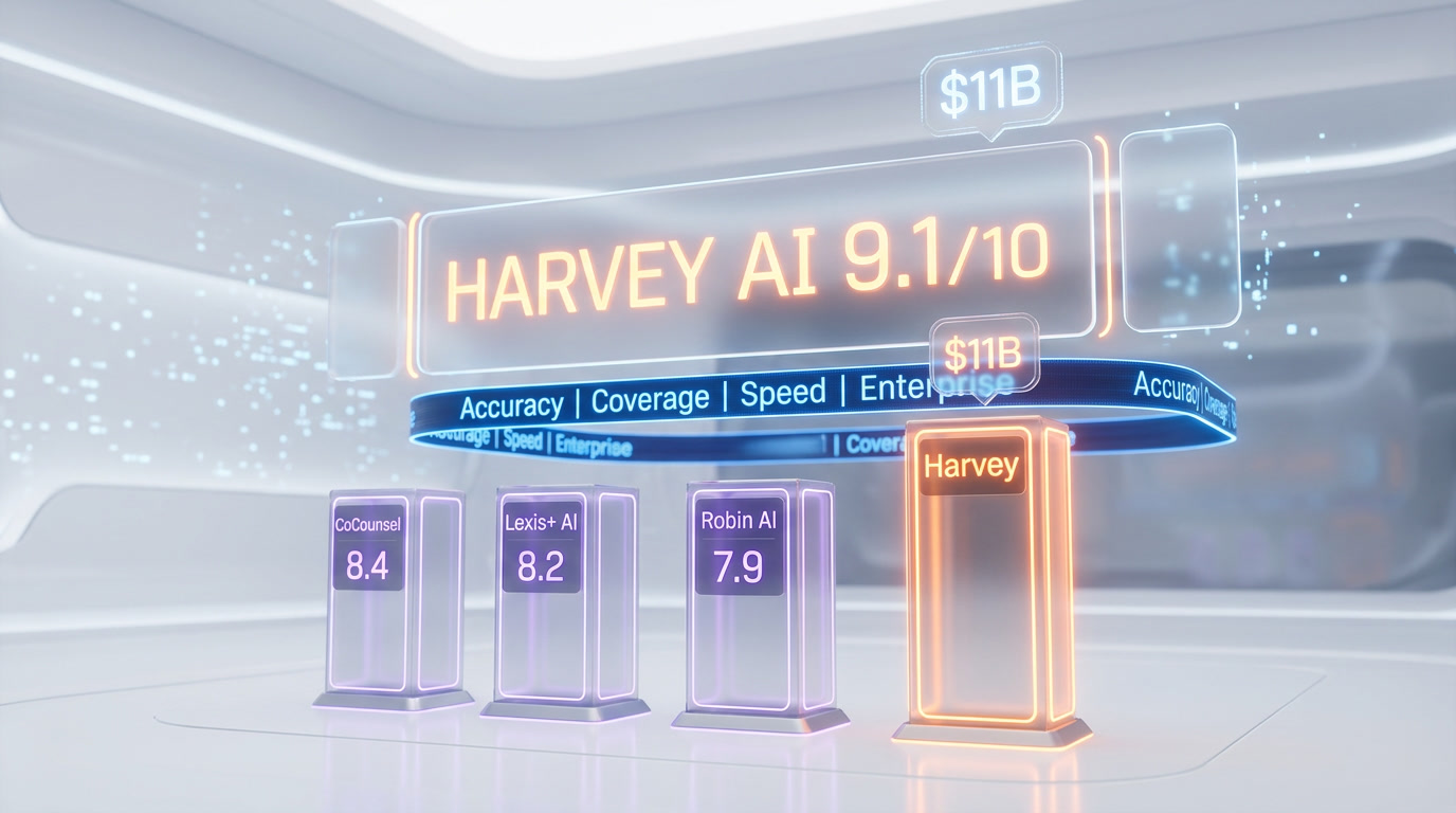 Harvey AI vs Thomson Reuters CoCounsel vs Lexis+ AI vs Robin AI vs Eve.Legal — 2026 legal AI platform comparison