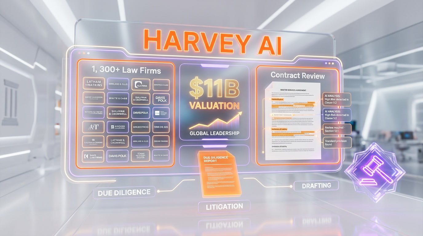 Harvey AI Vault document review — upload thousands of contracts and run structured Q&A, clause extraction, and comparison