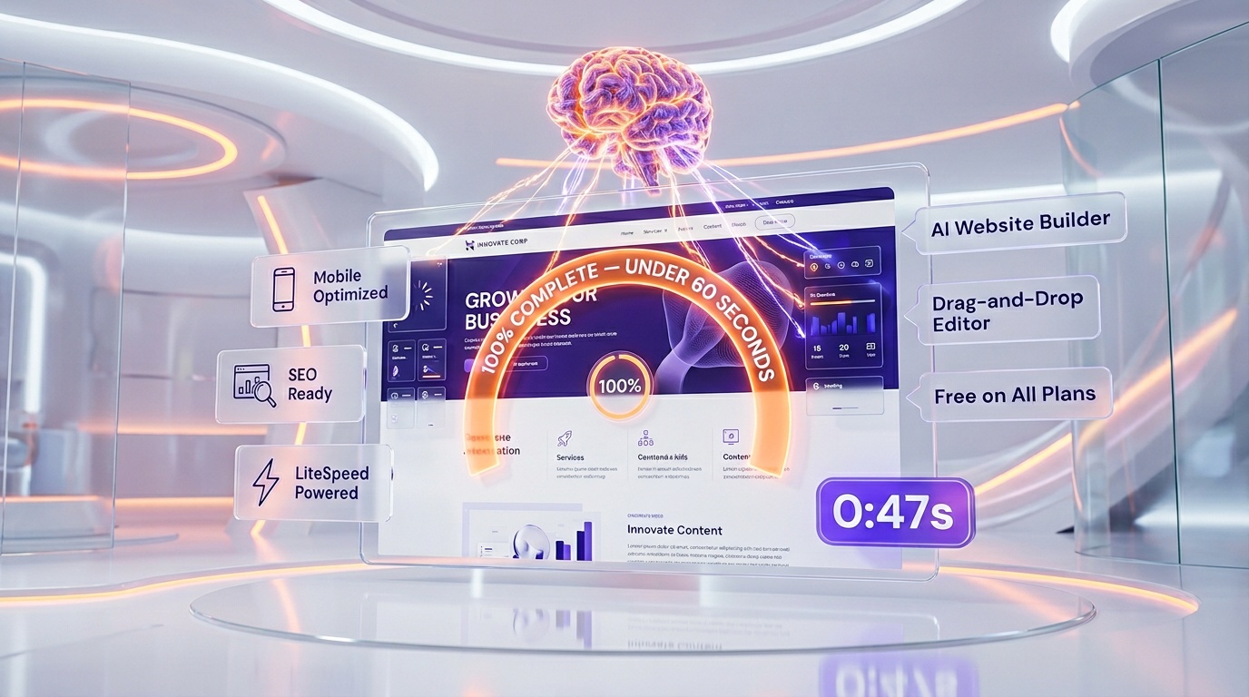 Hostinger — AI Website Builder in Action