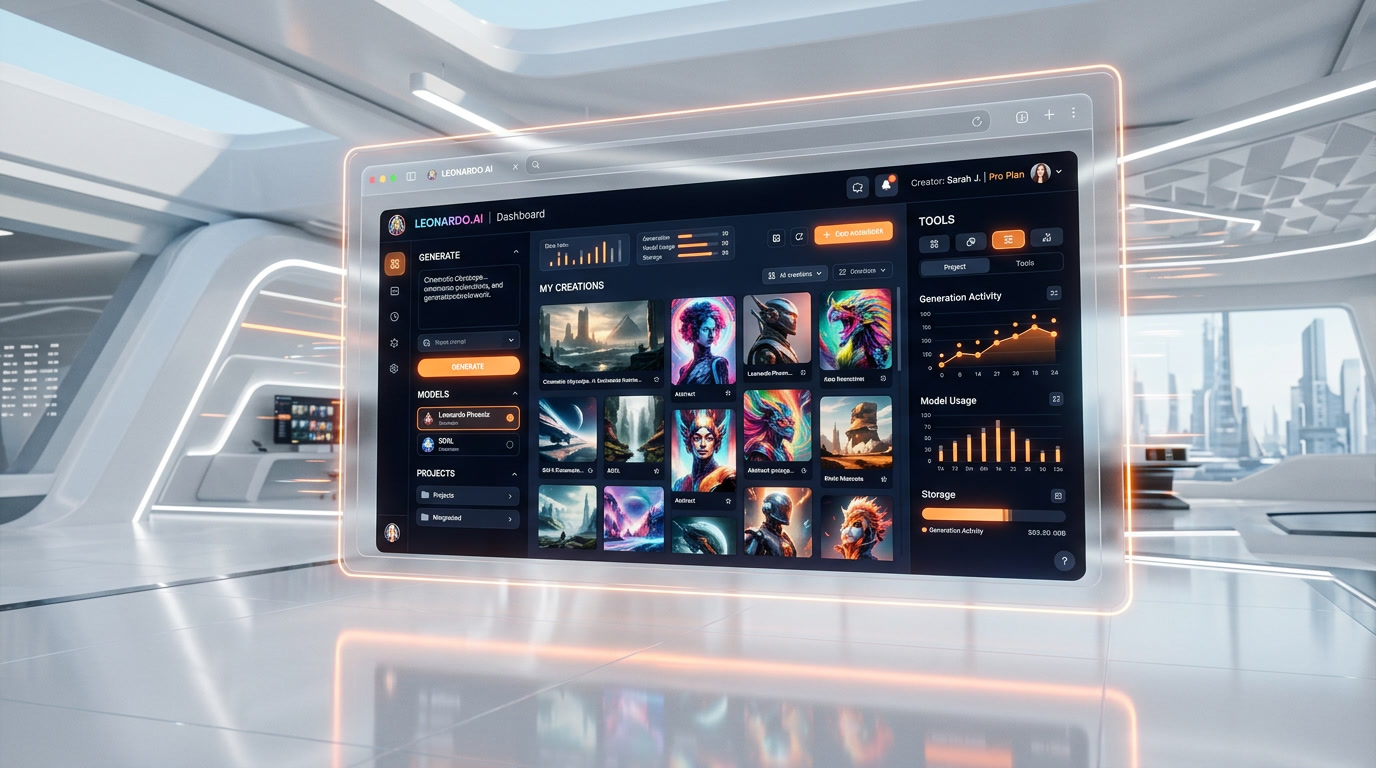 Leonardo.ai — Dashboard Interface