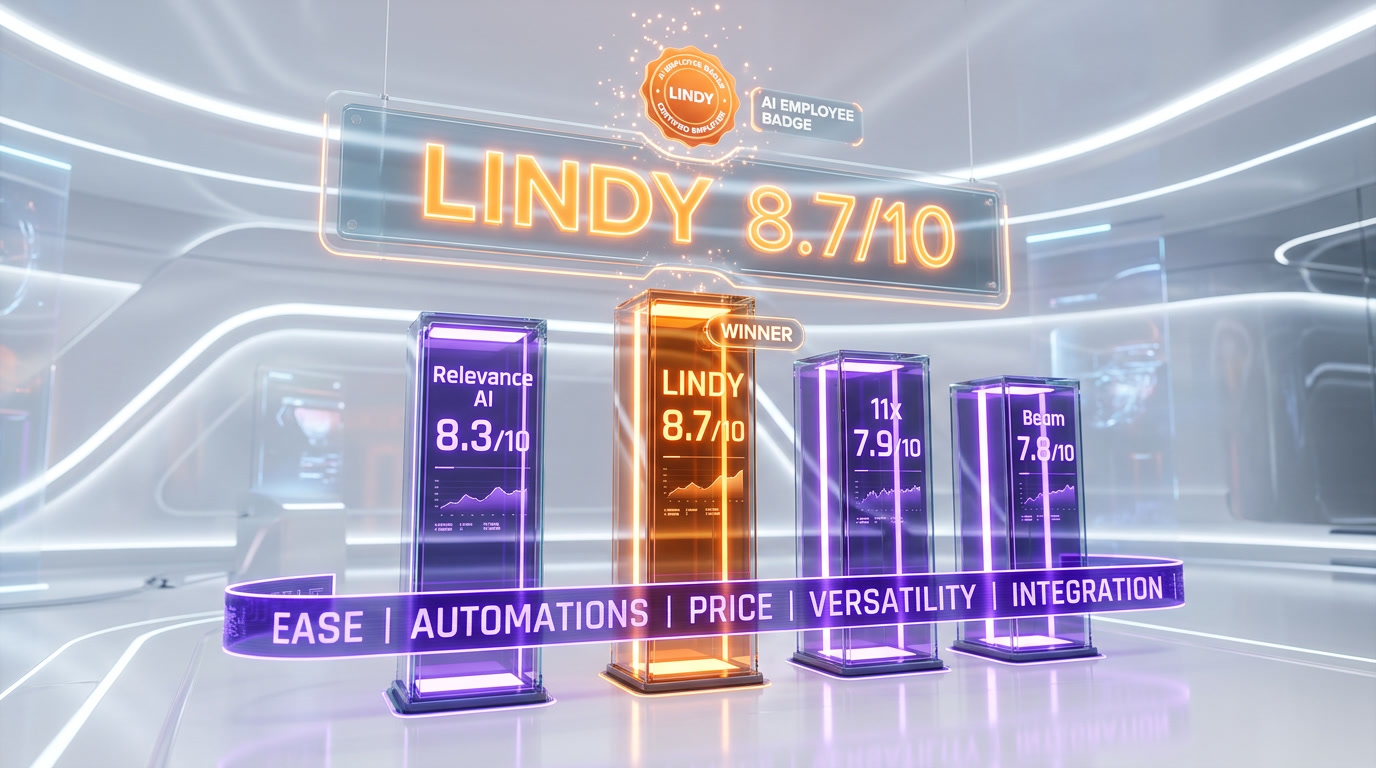 Lindy vs Relevance AI vs Beam AI vs 11x.ai — 2026 AI employee platform comparison