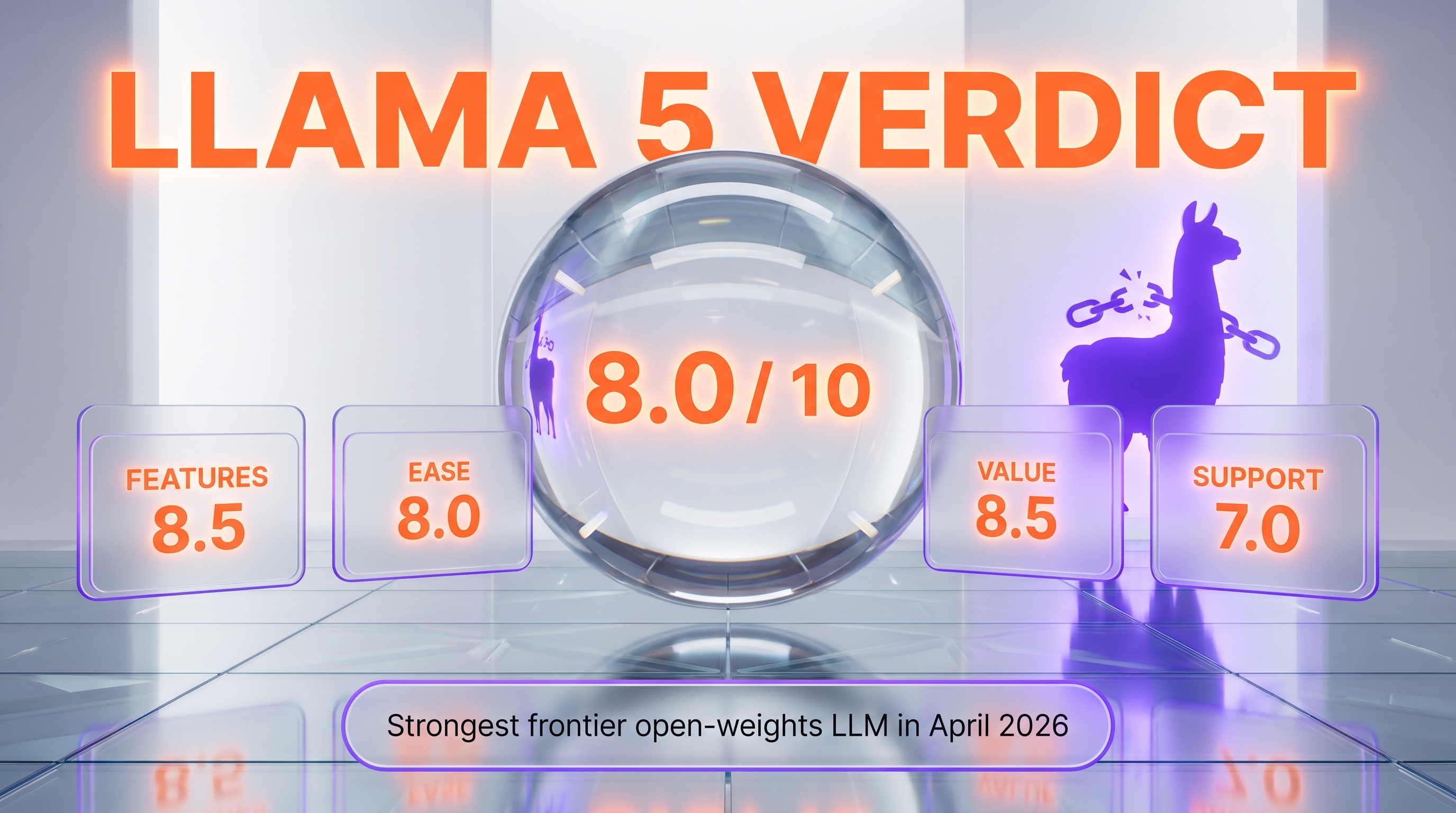 Llama 5 verdict — 8.0 out of 10, strong open-weights frontier LLM with caveats