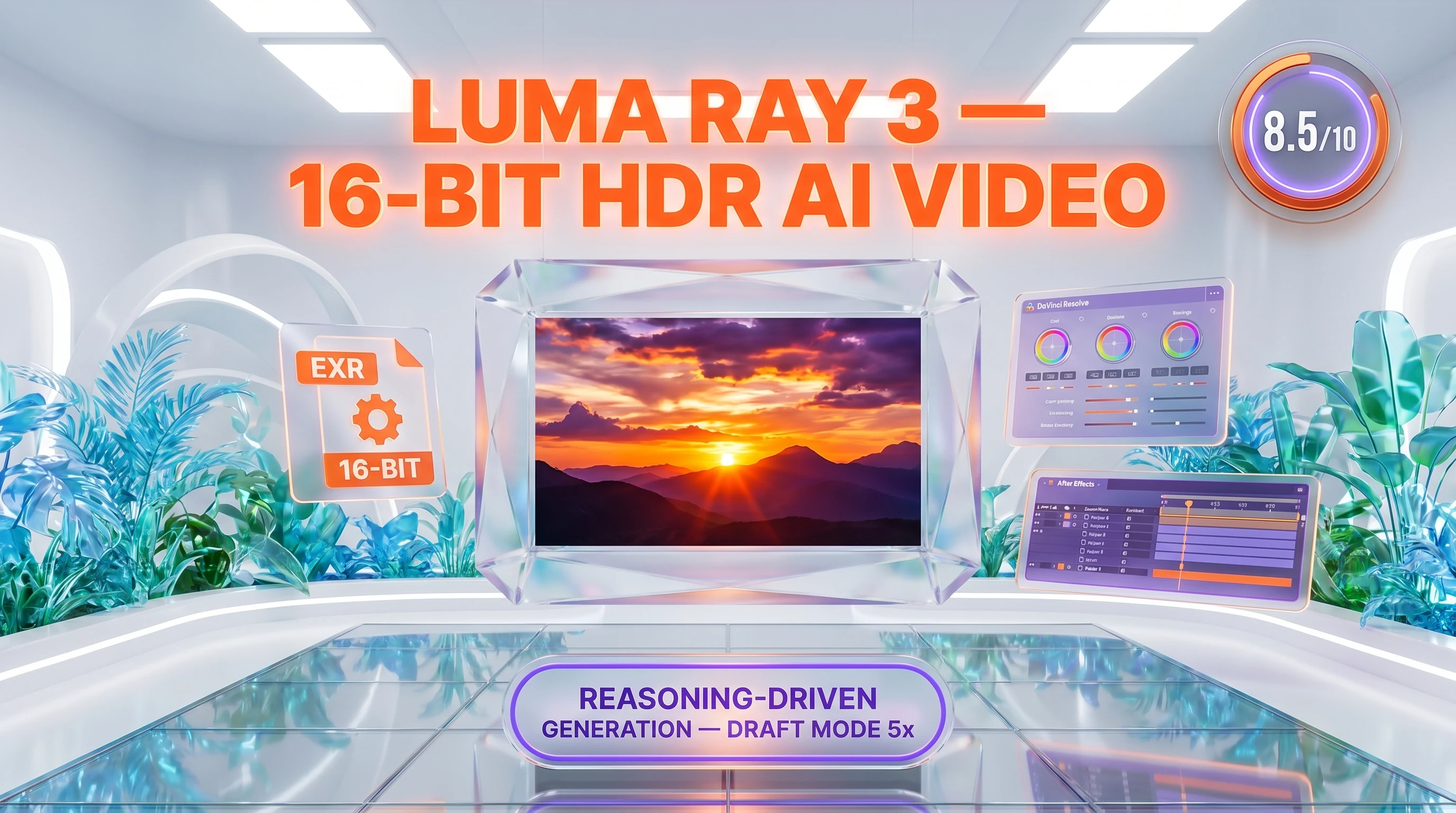 Luma Ray 3 review — 8.5 out of 10, native HDR 1080p AI video with reasoning-driven generation