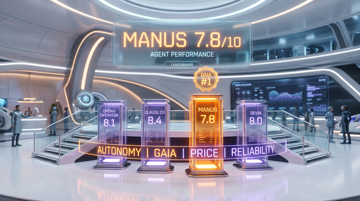 Manus vs OpenAI Operator vs Claude Computer Use vs Cognition Devin — 2026 autonomous AI agent comparison