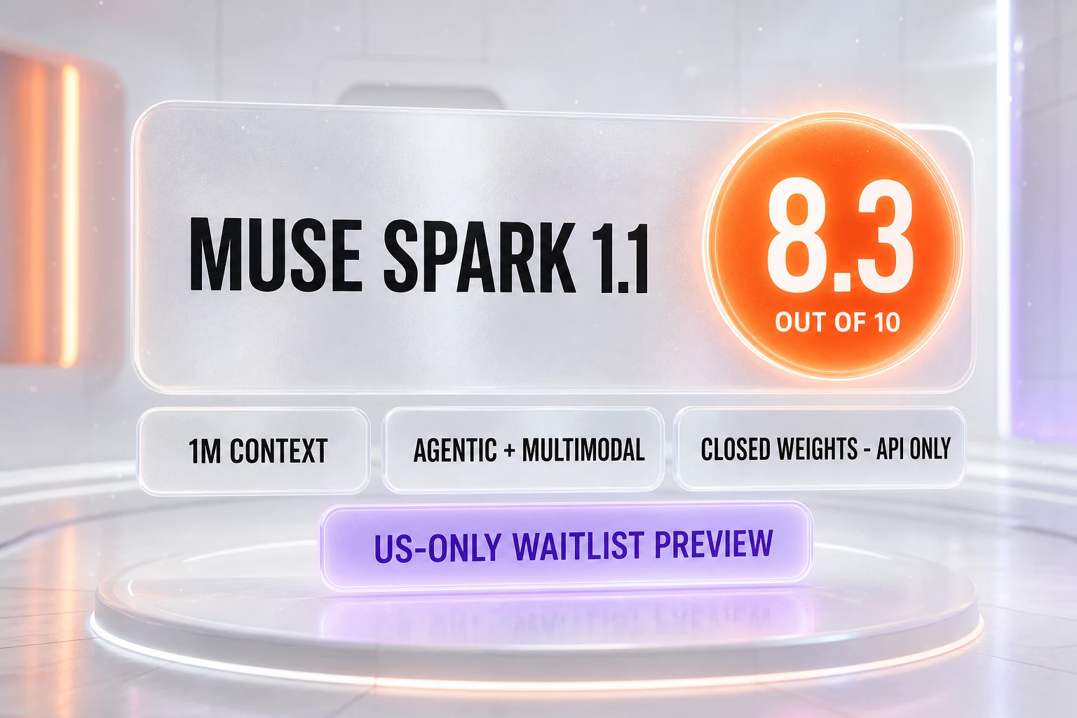 Muse Spark 1.1 verdict — 8.3 out of 10, Meta's closed agentic pivot, strong value with a short track record