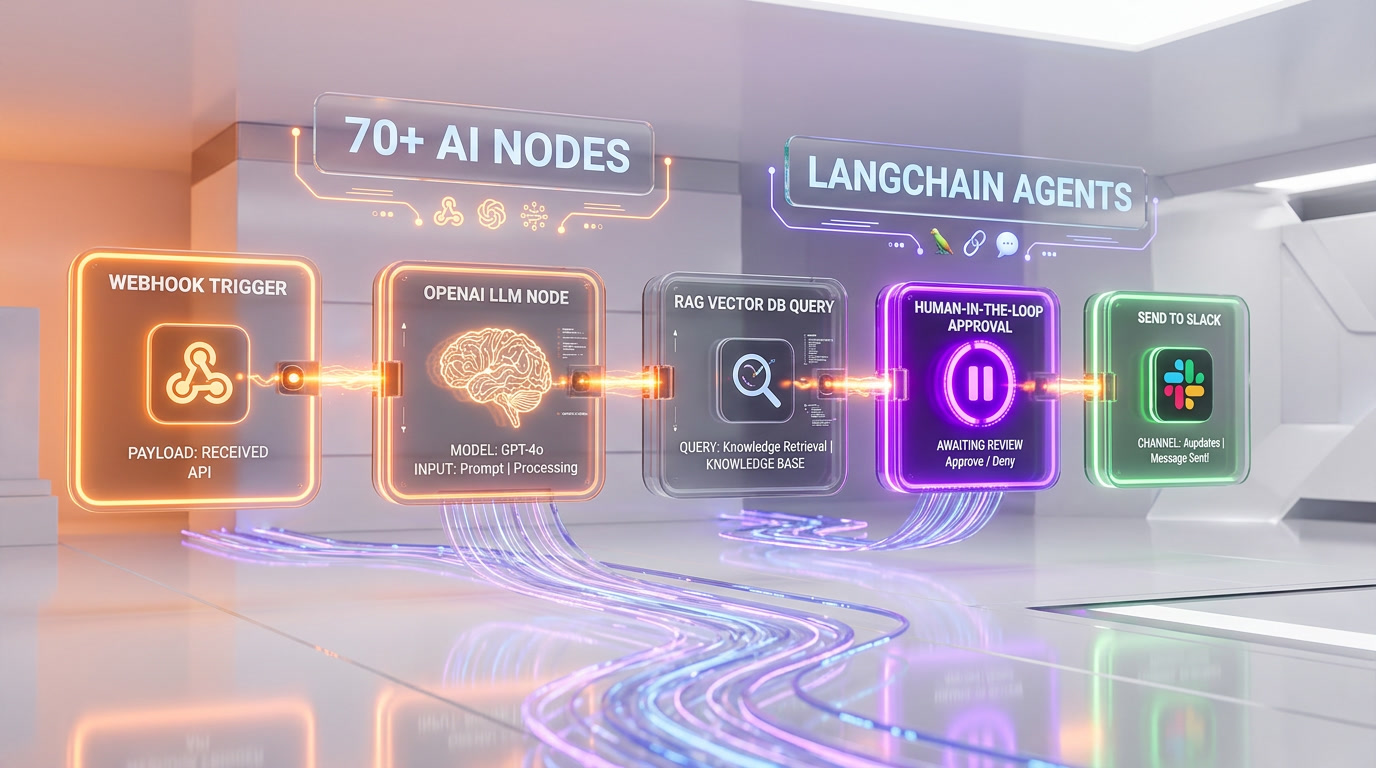 n8n — n8n Workflow Pipeline Flow
