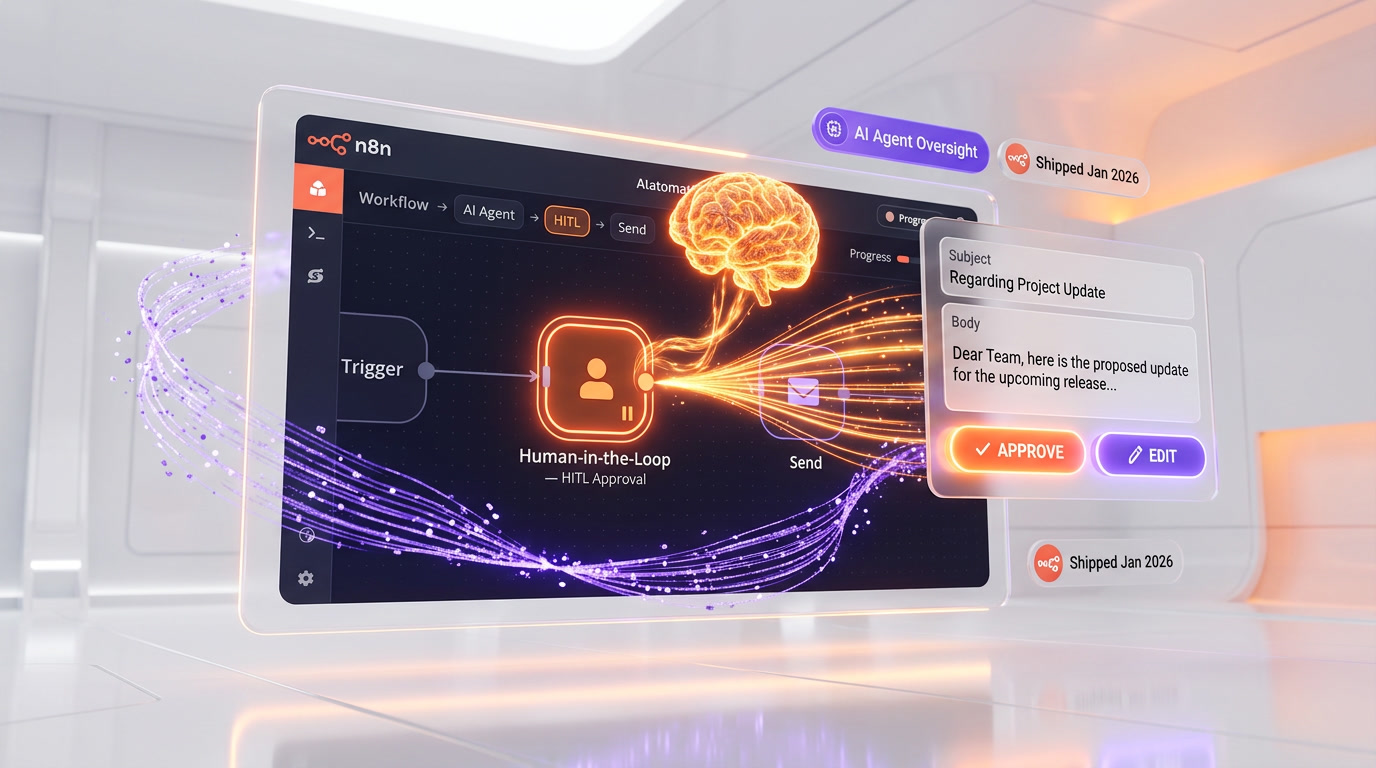 n8n — Human-in-the-Loop Agent Approval