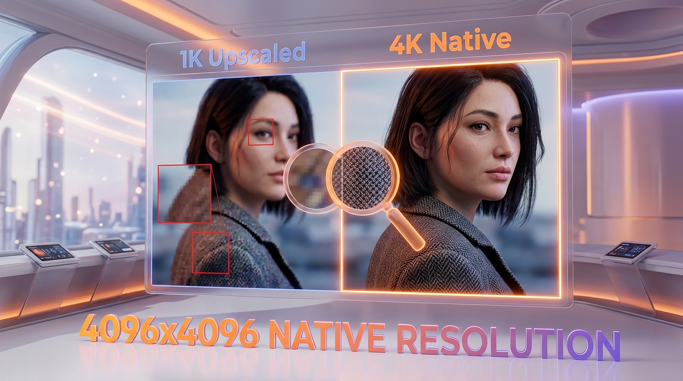 Nano Banana Pro — 4K Native Resolution Detail Comparison