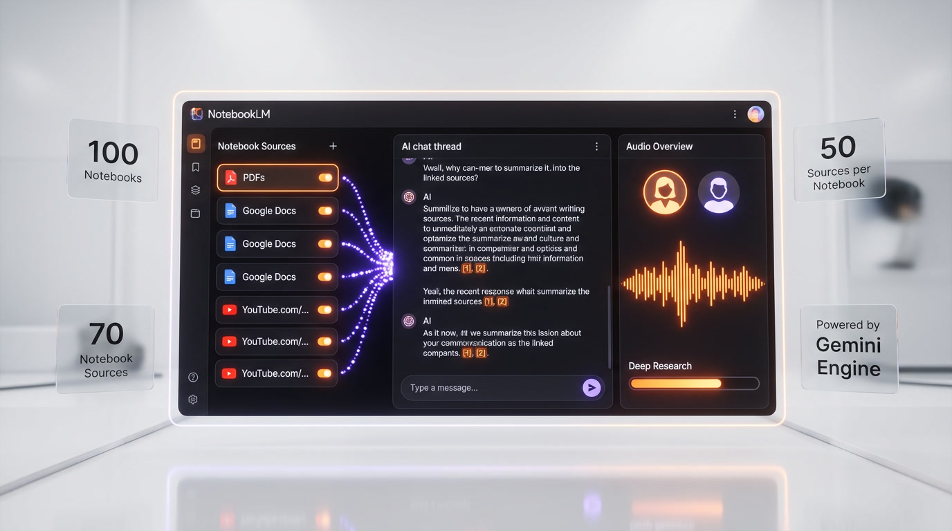 NotebookLM — NotebookLM Dashboard UI