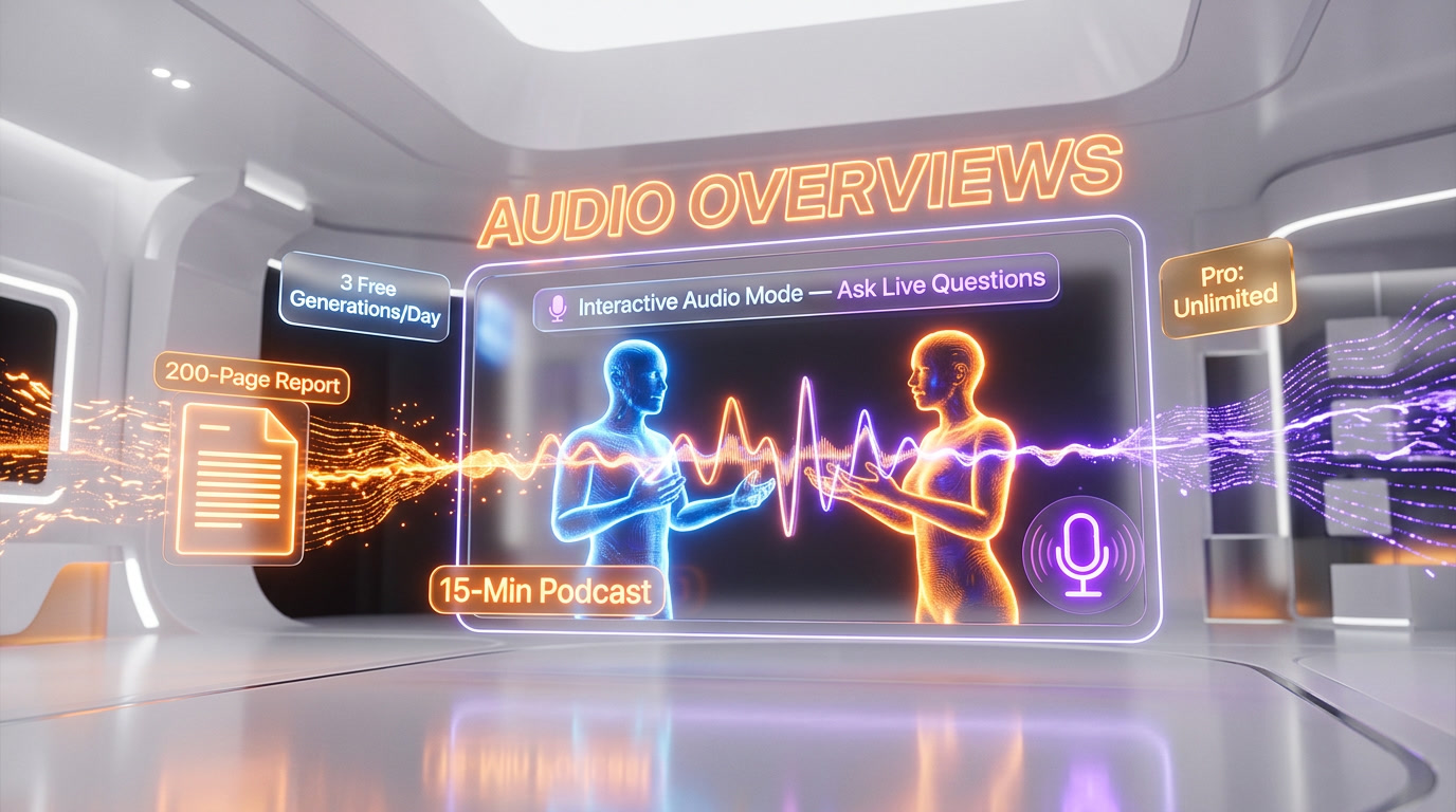 NotebookLM — Audio Overviews Feature