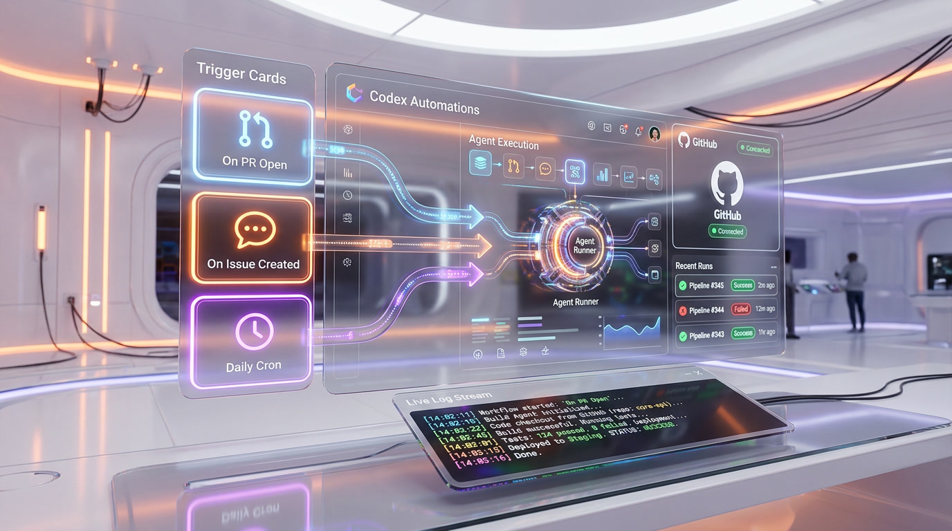 OpenAI Codex — Automations Dashboard