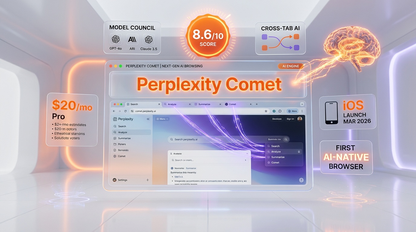 Perplexity Comet — Hero / OG Image