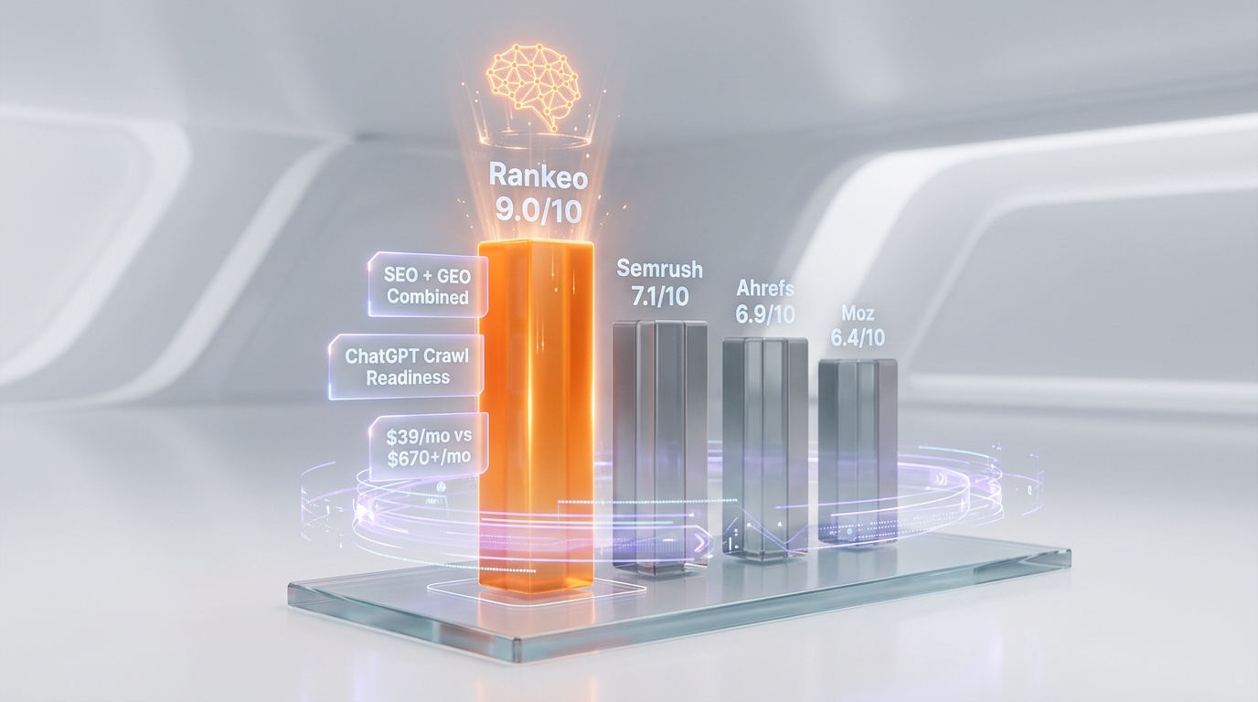Rankeo — Rankeo vs Semrush vs Ahrefs vs Moz