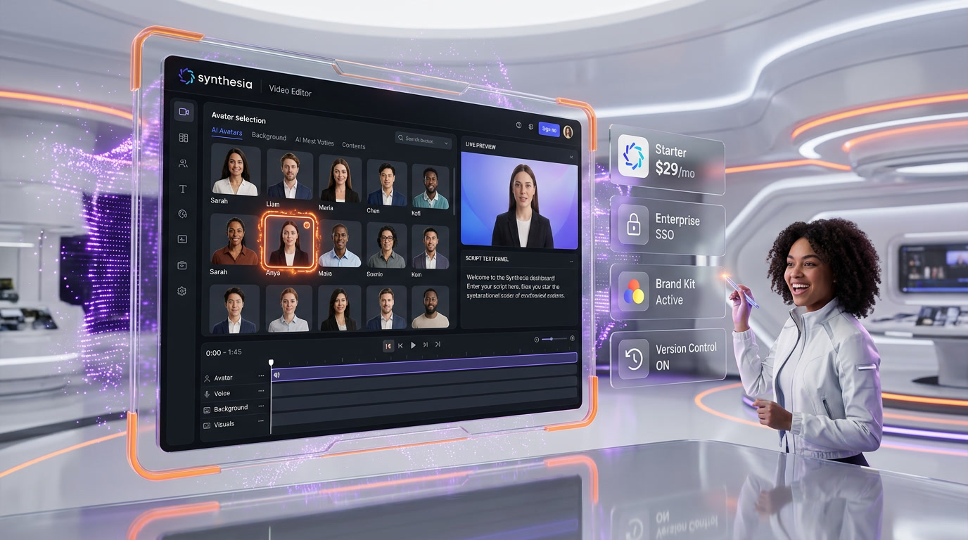 Synthesia — Synthesia Dashboard Hologram