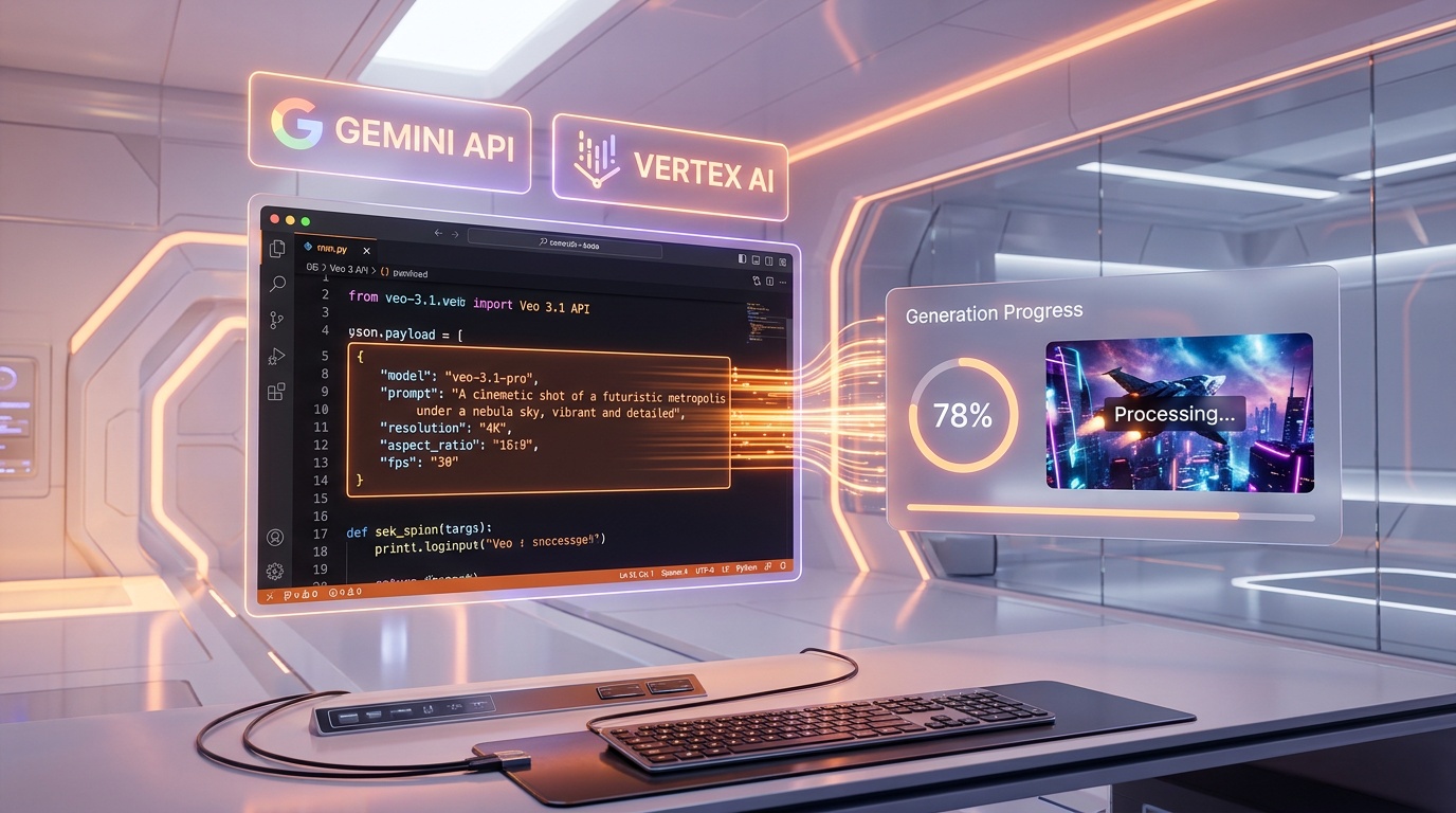 Veo 3.1 Fast — API and Google AI Studio Interface