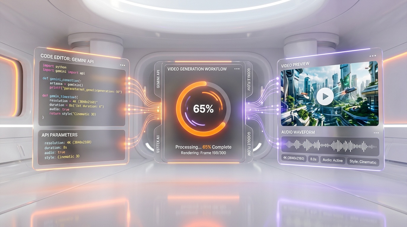 Veo 3.1 — API Workflow in Google AI Studio