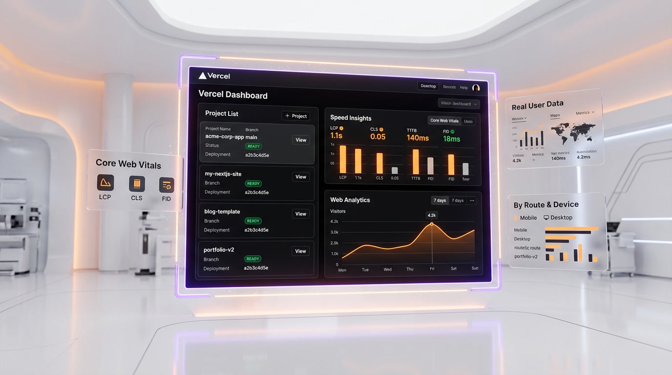 Vercel — Dashboard Interface