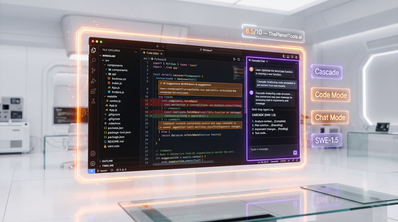 Windsurf — Dashboard Interface